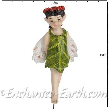 Georgetown - Fiddlehead - Swamp Fairy on a stake - Leah - 6cm