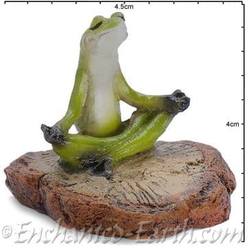 Georgetown Fiddlehead - Woodland Yoga Frog - 4cm