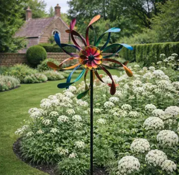 Gerbera - Garden Wind Spinner - 121cm