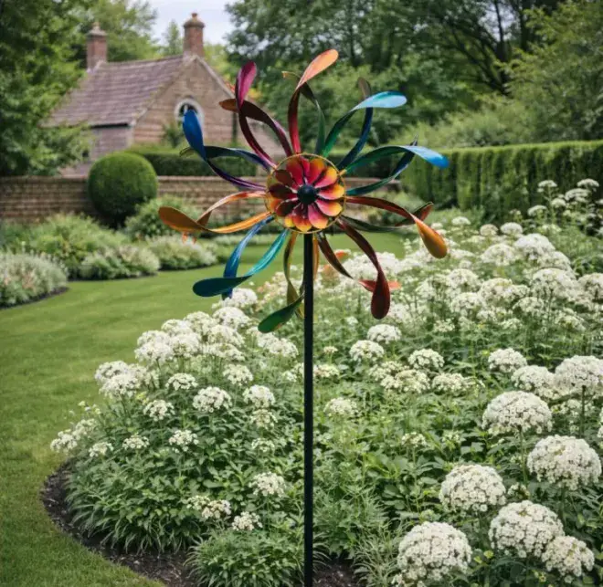 Gerbera - Garden Wind Spinner - 121cm