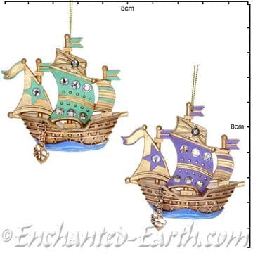 Gisela Graham - Magical Ocean Decorations - The Golden Gallion