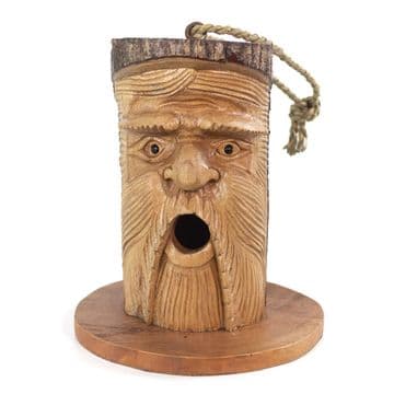 Green Man Bird House - 25cm Tall