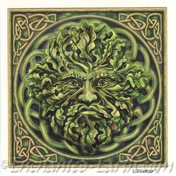 Green man Greeting Card