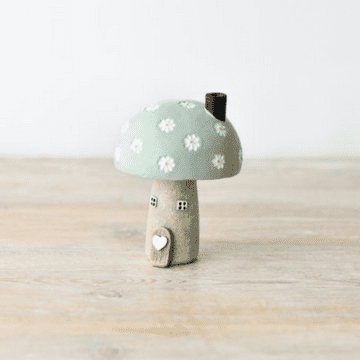 Green Mini Mushroom House - 10cm