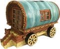 Gypsy Rose Caravan - Solar - LED Colour changing Fairy House .