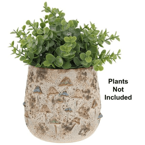 Hand Crafted Ceramics - Medium Mushroom Planter.