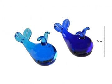 Handmade Glass Blue Whale