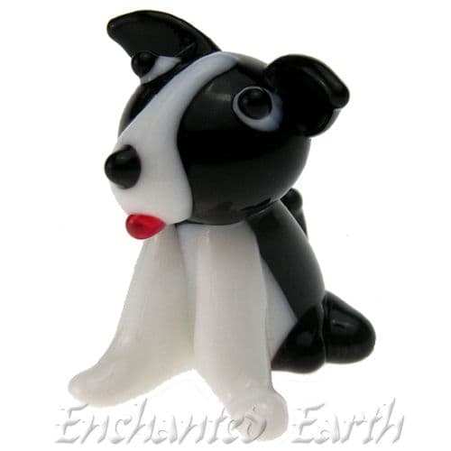 Handmade Glass Collie Dog