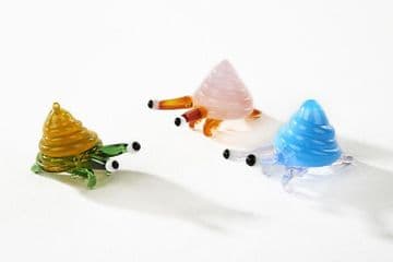 Handmade Glass Crabs