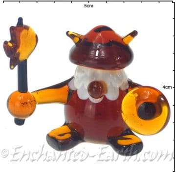 Handmade Glass Viking