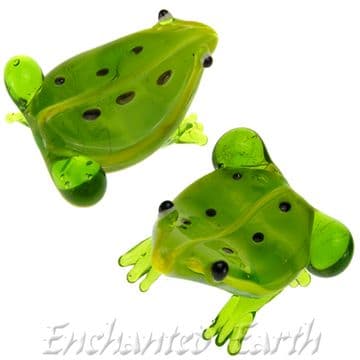 Handmade Green Frog