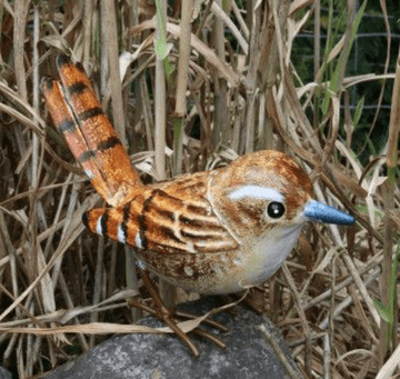 Handmade Metal Wren - 11cm