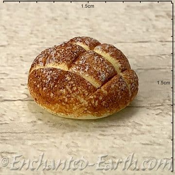 Handmade Miniature Kitchen - Crusty Cob - 1.5cm