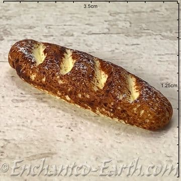 Handmade Miniature Kitchen - Crusty French Stick - 3.5cm