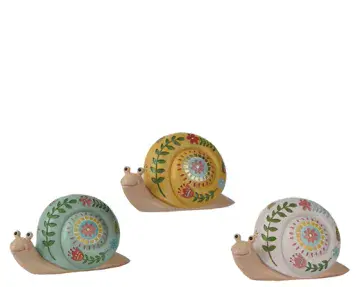 Handmade Painted Snail - Choose from 3 Colours