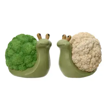 Handmade Vegetable Snail - Choose from Broccolli or Cauliflower