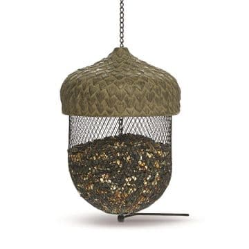 Hanging Acorn Bird feeder - 20cm