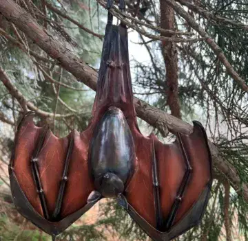 Hanging Copper Effect Bat - made form 100% Recycled Metal