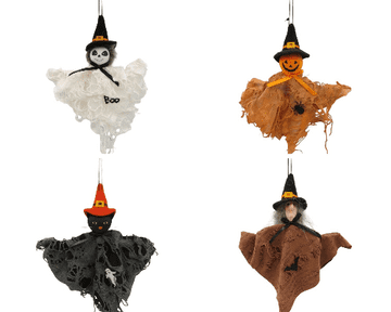 Hanging Fabric Hallowen Friends - 4 to choose from - 25cm