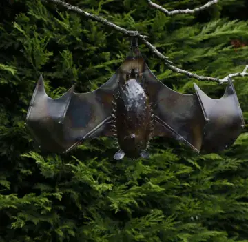 Hanging Fruit Bat - made form 100% Recycled Metal