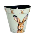 Hare - Wall Planter 25cm - Made From Recycled Plastic.