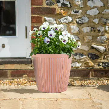 Harrogate Eco Planter - Recycled Plastic - Terracotta - Large 35cm