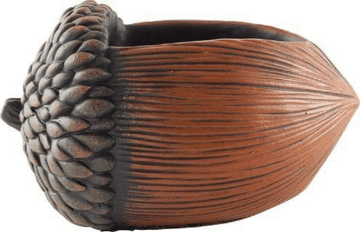 Heavy Cement Planter - Acorn Planter - 21cm