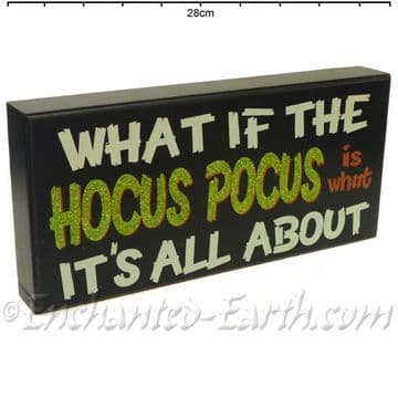 Hocus Pocus - Wooden Witches Sign/Plaque