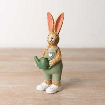 I love Gardening - Rabbit with Watering Can - 15cm