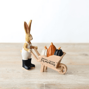 Jasper Rabbit - Farmer Pumpkin Patch - 14cm