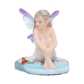 PRE ORDER - Jenna - Serene fairy with purple lilies and ladybugs.