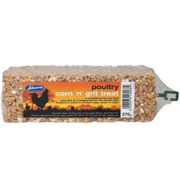 Johnson's Veterinary Poultry Corn 'n' Grit Treat - 270g