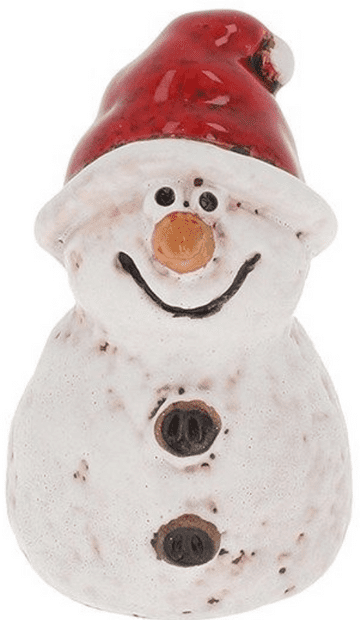Jolly Ceramic Snowman