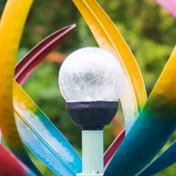 Jonart Colour Changing Wind Spinner Solar Bulb