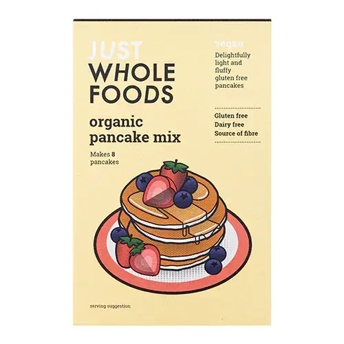 Just Wholefoods - Organic Pancake Mix - 185g.