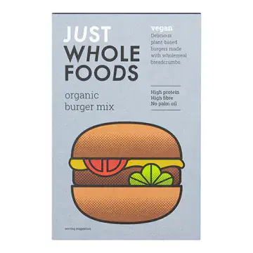Just Wholefoods - Organic Vegan Murger Mix - 125g