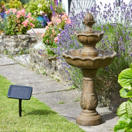 Kingsbury Fountain - Solar Water Feature - 48cm.