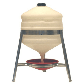 Large 30L Plastic Poultry Tripod Drinker