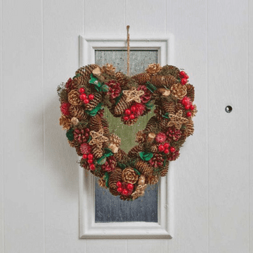 Large 38cm Winter Spice Christmas Heart