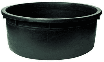 Large Aquatic Pot - 275lt - Black - 100% Recycled Plastic