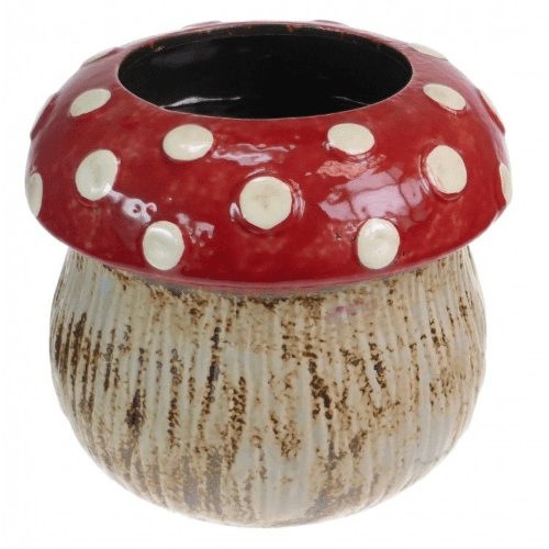 Large Ceramic Planter -  Toadstool Planter - 15cm.