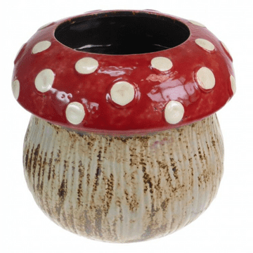 Large Ceramic Planter - Toadstool Planter - 15cm