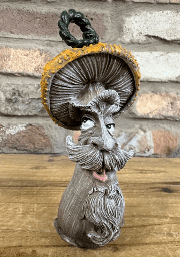 Large Funky Funguy - Yellow & Green - 14.5cm