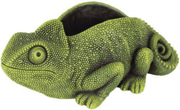 Large Heavy Cement Planter - Chameleon Planter - 34cm