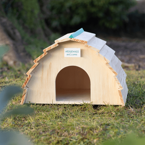 Wooden Hedgehog House - Garden House - FSC Wood.