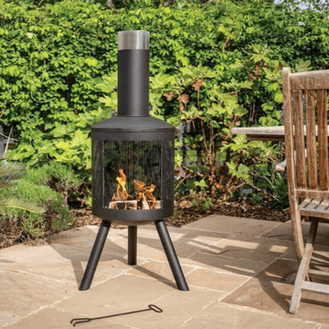 Large Maxima Steel Chimenea