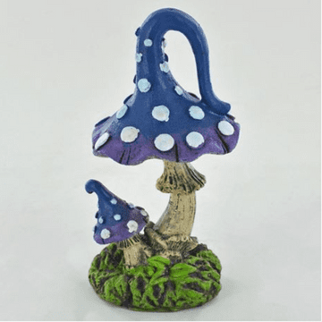 Large Mushroom- Woodland Whimsies - Blue - 13cm
