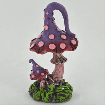 Large Mushroom- Woodland Whimsies - Purple & Red - 13cm