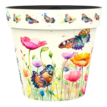 Large New Butterfly Meadow - Eco Planter - Recycled Plastic - 38.5cm