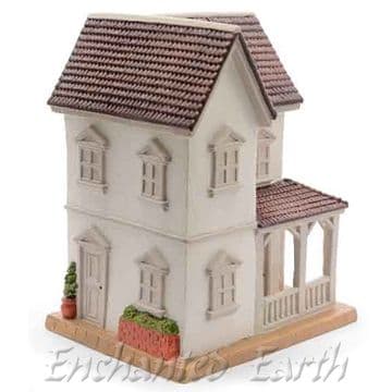 Large Porcelain Miniature Garden House - Kent Farm House